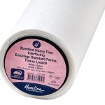 Interfacing: Standard: Heavy-Firm: Iron-on: 25m x 90cm: White