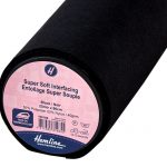 Interfacing: Super-Soft: Iron-on: 25m x 90cm: Black