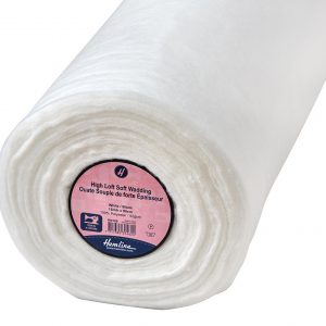 Wadding: High Loft: Soft: Sew-in: 15m x 90cm: White