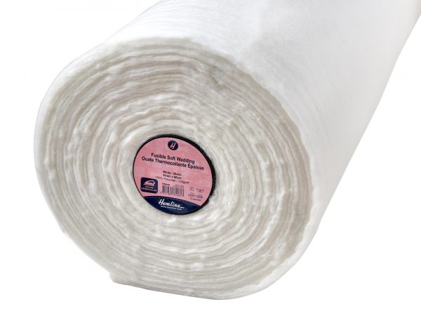 Wadding: Fusible: Soft: Iron-on: 30m x 90cm: White