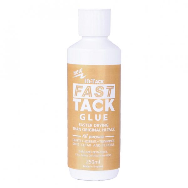 Adhesive: Hi-Tack Fast Tack Glue: 250ml: (6)