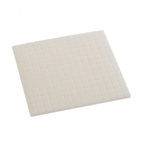 Adhesive: Hi-Tack 3mm Foam Pads: 0.7 x 0.7cm: Square: White (10)