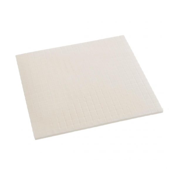 Adhesive: Hi-Tack 1mm Foam Pads: 0.5 x 0.5cm: Square: White: (10)