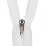 Zip: Dress: Nylon: Transparent: 35cm