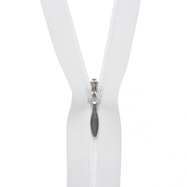 Zip: Concealed: Transparent: 22cm