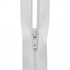 Zip: Nylon: White: 10m