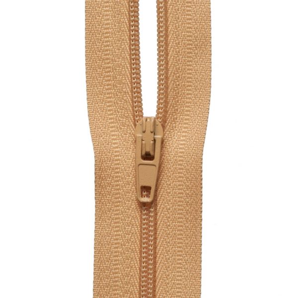 Zip: Nylon: Gold: 10m