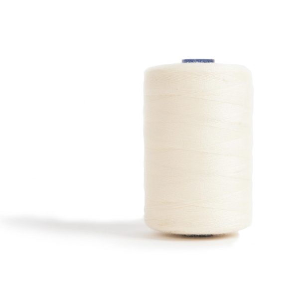 N4124 120 Sewing and Overlocking Thread: 5 x 1000m: Cream