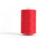 Sewing and Overlocking Thread: 5 x 1000m: Red