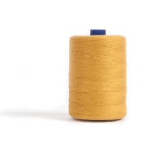 Sewing and Overlocking Thread: 5 x 1000m: Old Gold