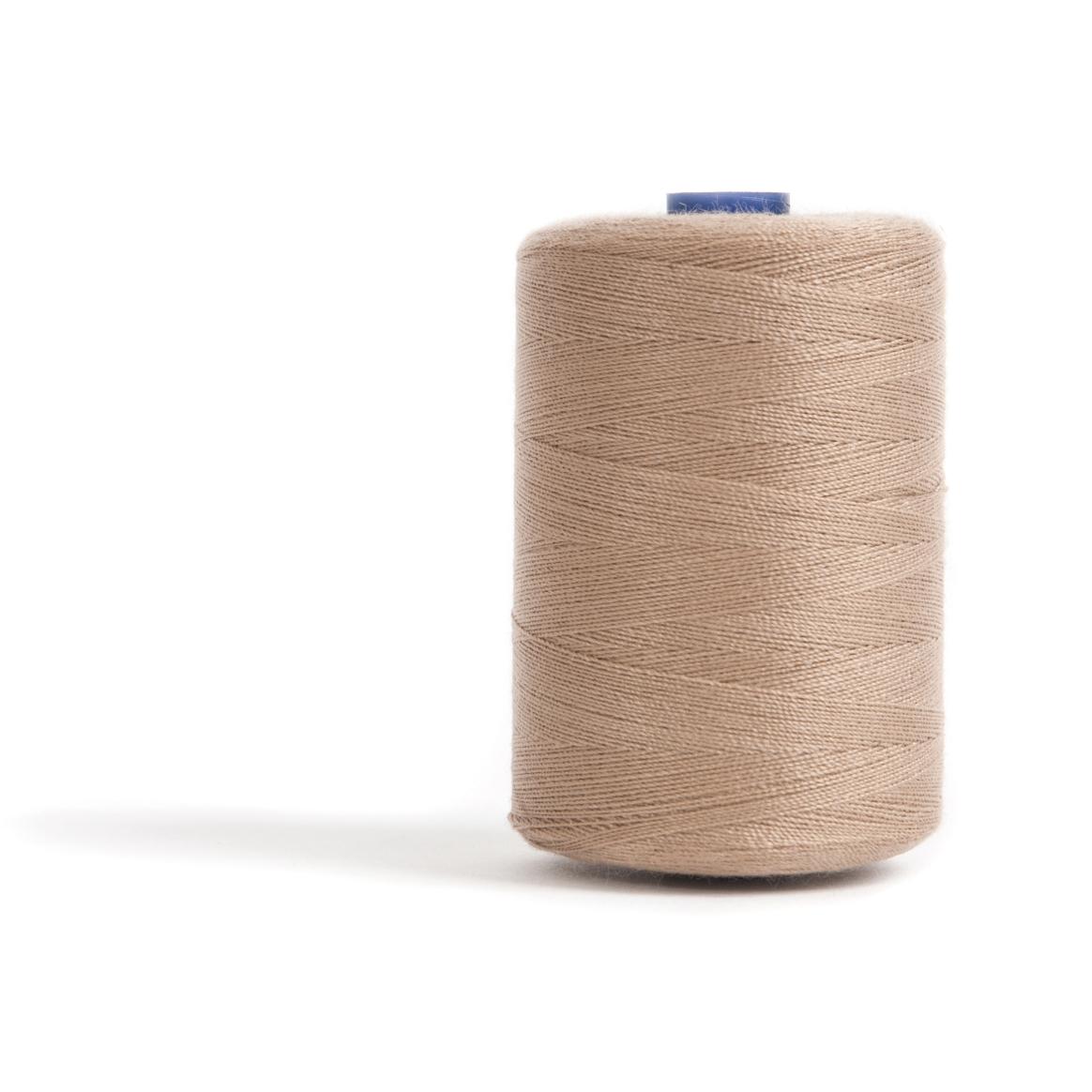 Sewing and Overlocking Thread: 5 x 1000m: Fawn