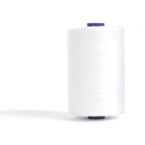 Sewing and Overlocking Thread: 5 x 1000m: White