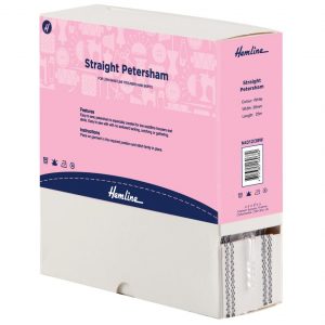 Petersham: Straight: 25m x 38mm: White