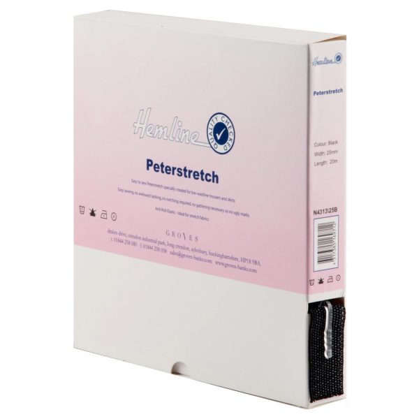 Petastretch: 20m x 25mm: Black