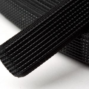 Polyester Boning: Uncovered: 40m x 12mm: Black