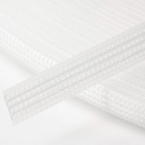 Polyester Boning: Uncovered: 40m x 8mm: Transparent