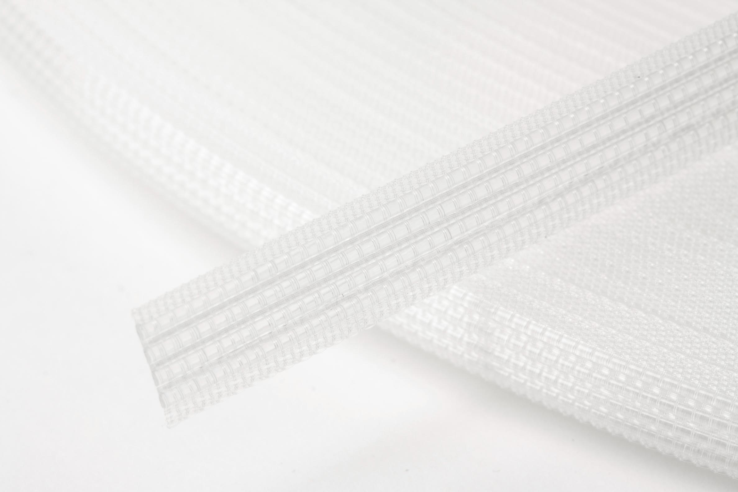 Polyester Boning: Uncovered: 40m x 8mm: Transparent
