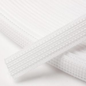 Polyester Boning: Uncovered: 40m x 8mm: White