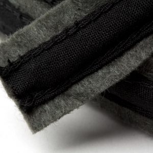 Polyester Boning: Felt Covered: 10m x 18mm: Dark Grey