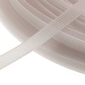 Polyester Boning: Uncovered: 40m x 8mm: White