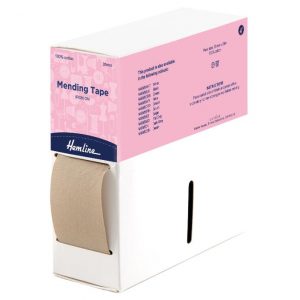 Iron-On Mending Tape: 25m x 35mm: Beige