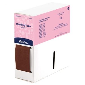 Iron-On Mending Tape: 25m x 35mm: Brown