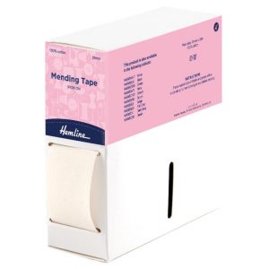 Iron-On Mending Tape: 25m x 35mm: Cream