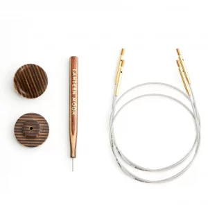 Cable: 360? Swivel: Interchangeable: Set of 2 with End Caps and Tightening Tool: 125cm