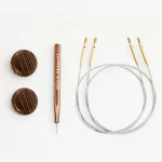 Cable: Fixed: Set of 2 with End Caps and Tightening Tool: 56cm