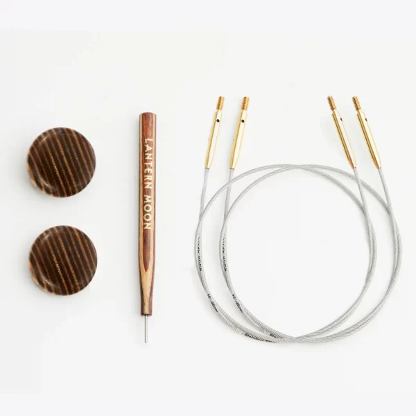 Cable: Fixed: Set of 2 with End Caps and Tightening Tool: 56cm