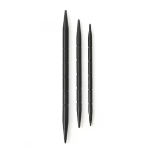 Cable Needles: Ebony Wood: set of 3