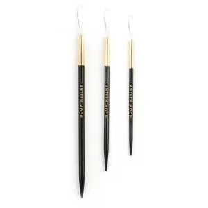 Finishing Needles: Ebony Wood: Set of 3