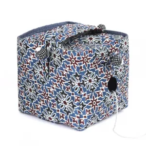 Wool Holder: Knit Out Box: Ajrak