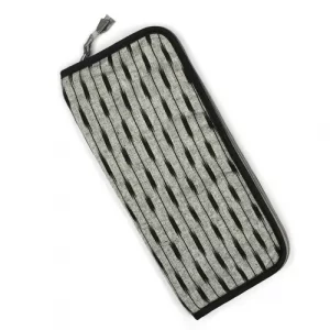 Needle Case: Circular: Fixed: Empty: Ikat