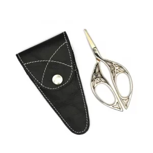 Scissors with Leather Case