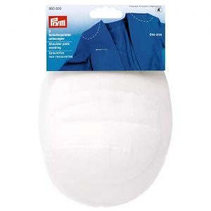 Shoulder pads Set-in wadding white one size