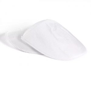 Shoulder pads Raglan/Set-in with strap fastening white 1size