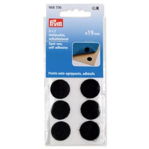 Spot-ons self-adhesive black