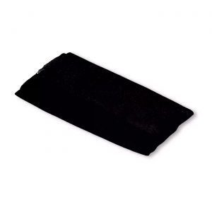 Security pocket 14 x 20 cm black + zip