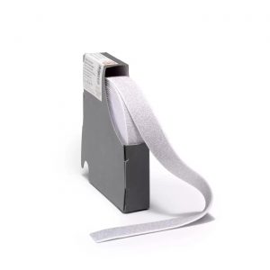 Color Elastic 25 mm white/silver