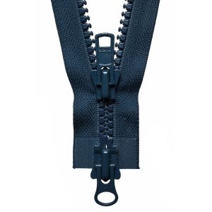 Vislon Heavy Two-Way Open End Zip: 61cm: Dark Navy