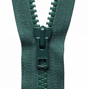 Vislon Heavyweight Open End Zip: 81cm: Forest Green