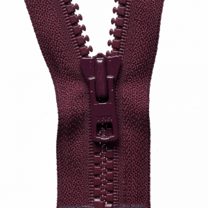 Vislon Heavyweight Open End Zip: 81cm: Burgundy