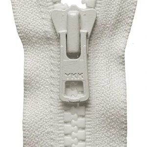 Vislon Heavyweight Open End Zip: 71cm: Ivory