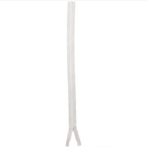 Vislon Heavyweight Open End Zip: 66cm: White