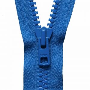 Vislon Heavyweight Open End Zip: 61cm: Bright Blue