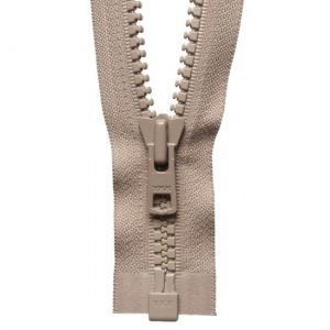 Vislon Heavyweight Open End Zip: 61cm: Fawn