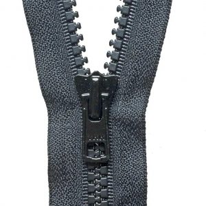 Vislon Heavyweight Open End Zip: 56cm: Black