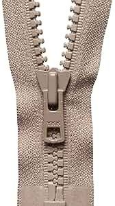 Vislon Heavyweight Open End Zip: 56cm: Fawn