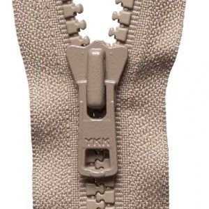 Vislon Heavyweight Open End Zip: 51cm: Fawn